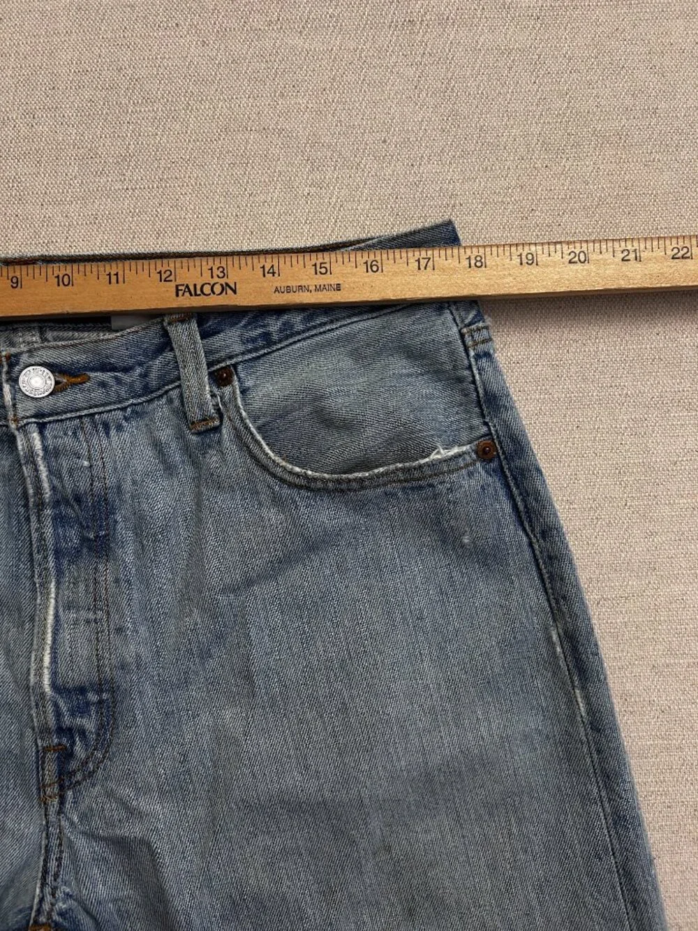 Levi’s 501 XX Jeans Men’s 36x32 Light Wash Distressed Straight Leg Button Fly